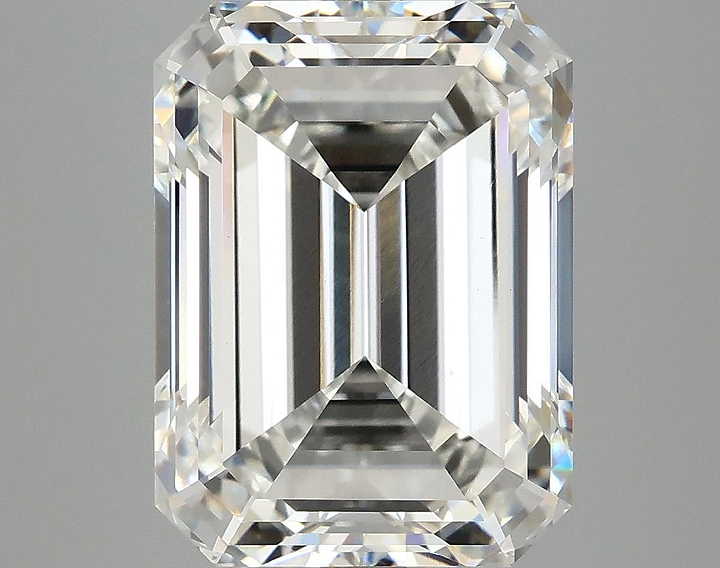 6.84 Carat Emerald Shaped Excellent Cut VS1 IGI Certified Lab Grown Diamond
