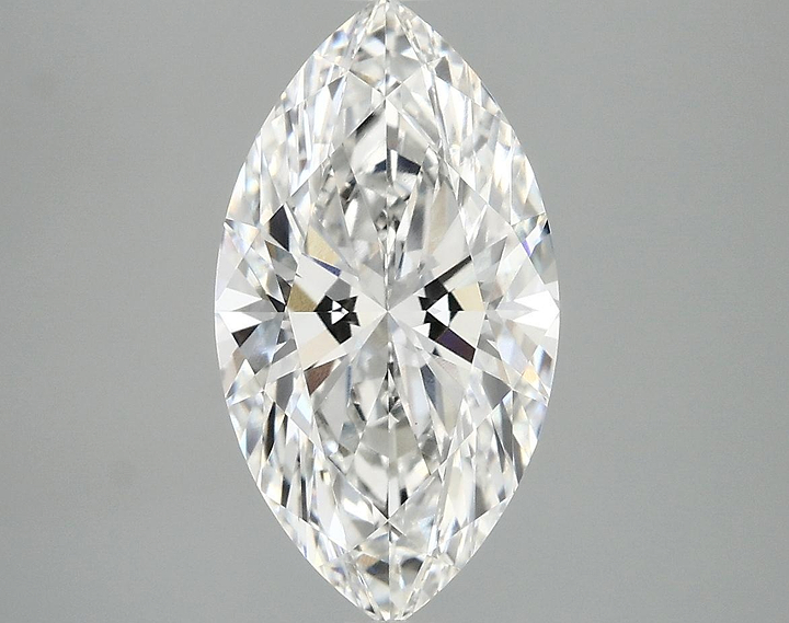 3.04 Carat Marquise Shaped Excellent Cut VVS2 IGI Certified Lab Grown Diamond