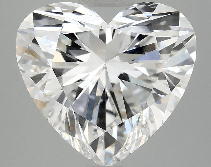 4.07 Carat Heart Shaped Ideal Cut VS1 IGI Certified Lab Grown Diamond