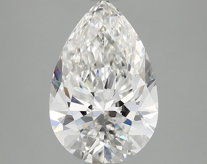 2.52 Carat Pear Shaped Excellent Cut VVS2 IGI Certified Lab Grown Diamond