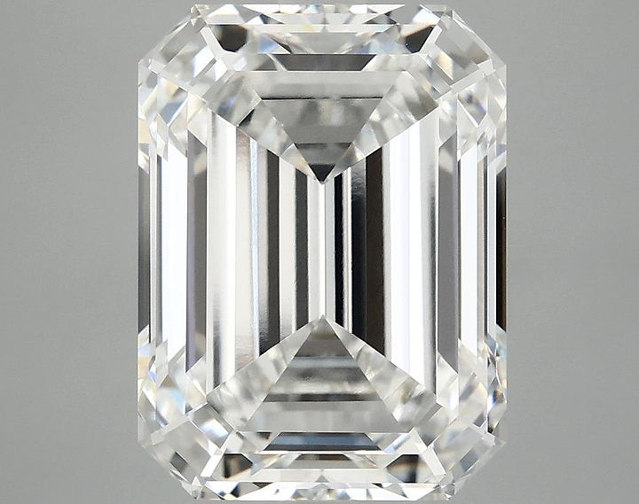 7.2 Carat Emerald Shaped Excellent Cut VVS2 IGI Certified Lab Grown Diamond