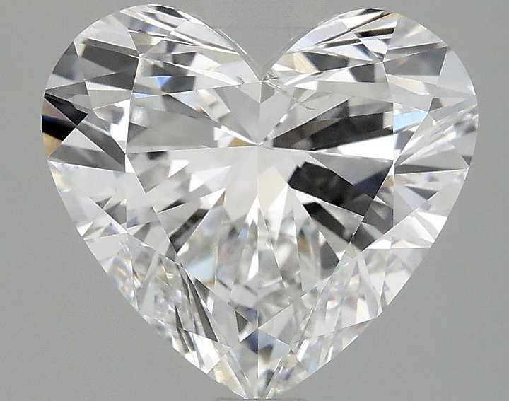 3.06 Carat Heart Shaped Ideal Cut SI1 IGI Certified Lab Grown Diamond