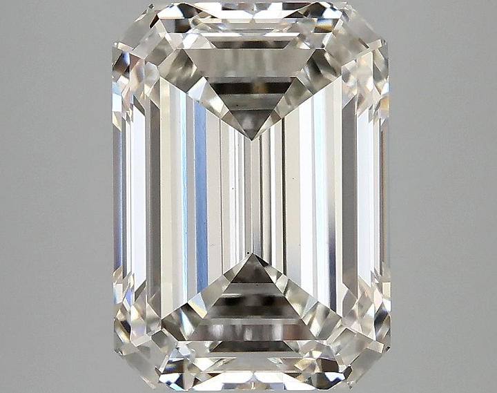 4.08 Carat Emerald Shaped Ideal Cut VS1 IGI Certified Lab Grown Diamond