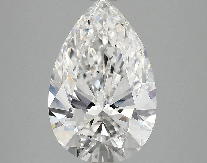 3.09 Carat Pear Shaped Excellent Cut VS2 IGI Certified Lab Grown Diamond