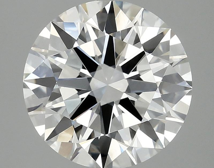 3.08 Carat Round Shaped Ideal Cut VVS2 IGI Certified Lab Grown Diamond