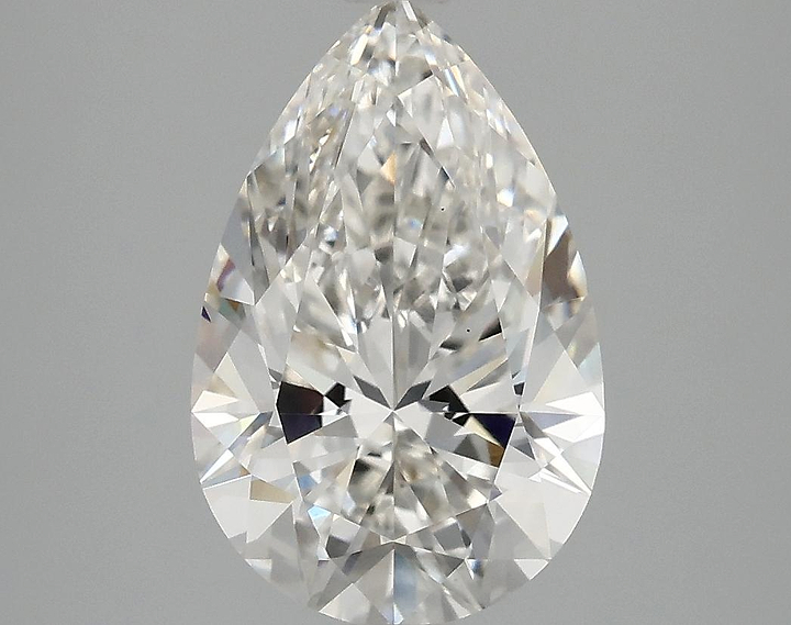 3.04 Carat Pear Shaped Excellent Cut VS1 IGI Certified Lab Grown Diamond