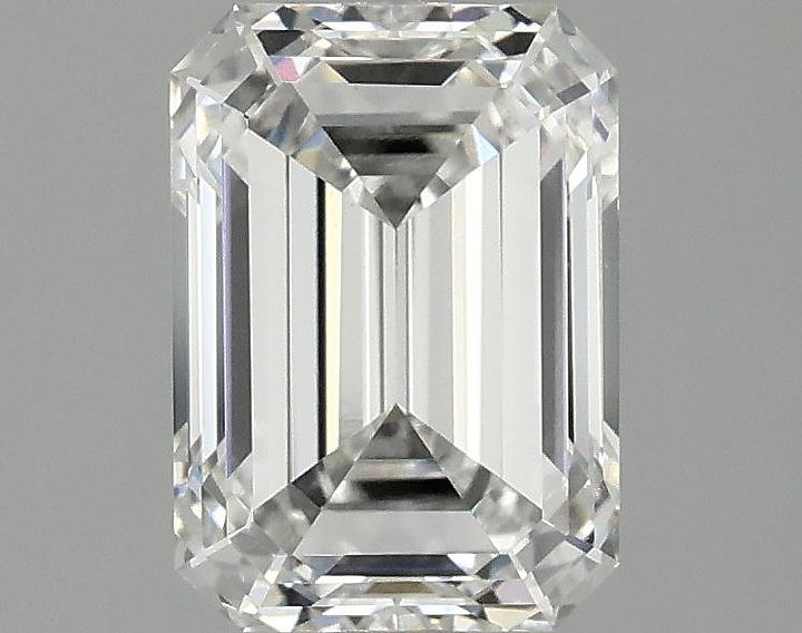 2.06 Carat Emerald Shaped Ideal Cut VS1 IGI Certified Lab Grown Diamond