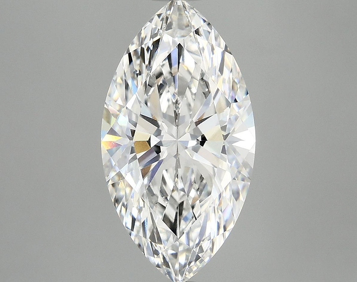 3.09 Carat Marquise Shaped Excellent Cut VVS2 IGI Certified Lab Grown Diamond