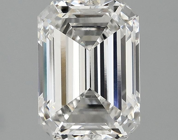 2.1 Carat Emerald Shaped Excellent Cut VVS2 IGI Certified Lab Grown Diamond