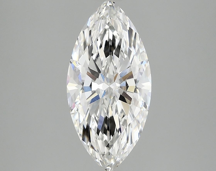 2.08 Carat Marquise Shaped Excellent Cut VVS2 IGI Certified Lab Grown Diamond