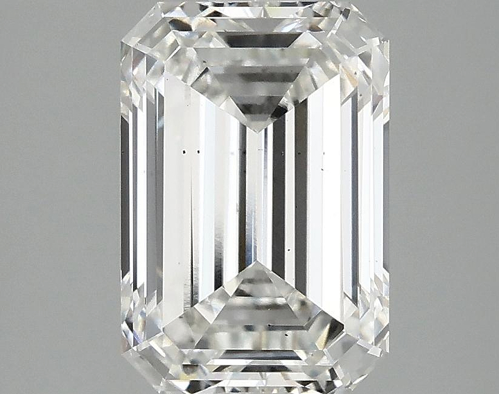 2.52 Carat Emerald Shaped Ideal Cut VS2 IGI Certified Lab Grown Diamond