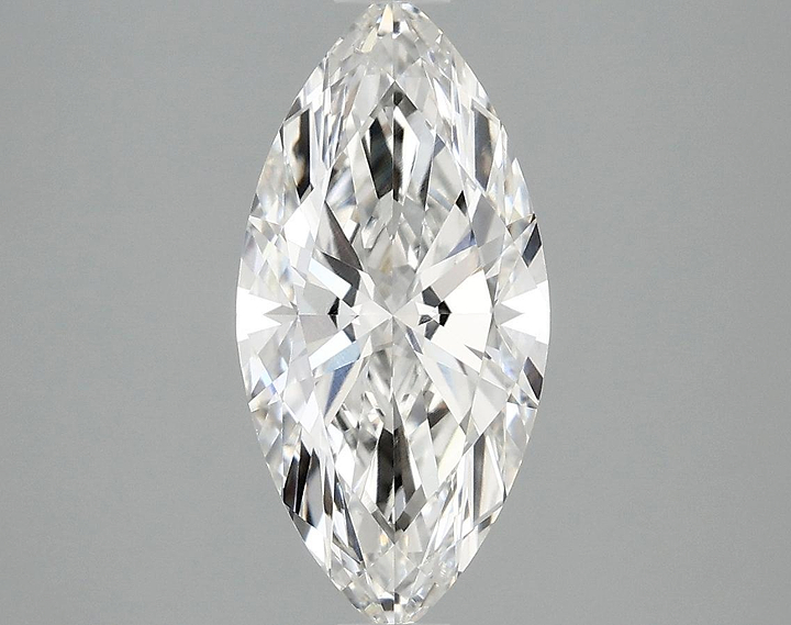 2.08 Carat Marquise Shaped Excellent Cut VVS2 IGI Certified Lab Grown Diamond