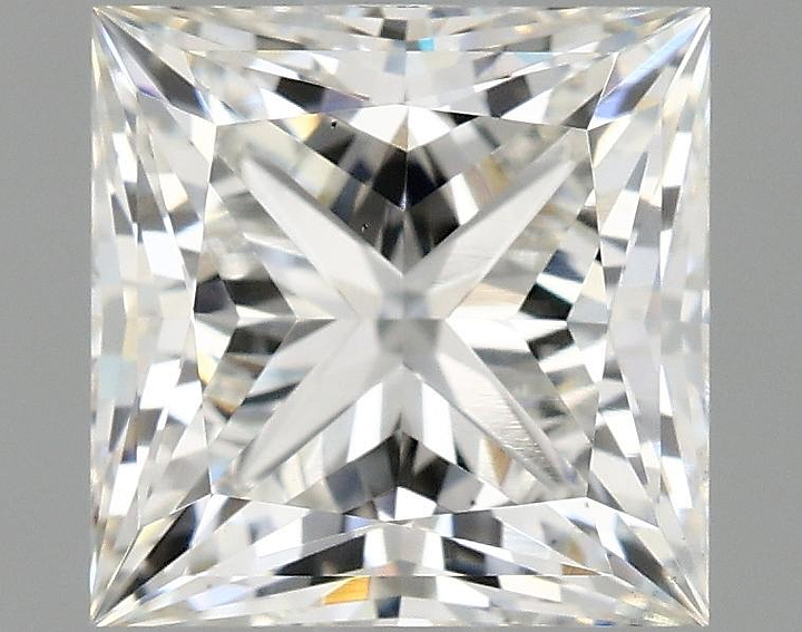 1.84 Carat Princess Shaped Ideal Cut VS2 IGI Certified Lab Grown Diamond