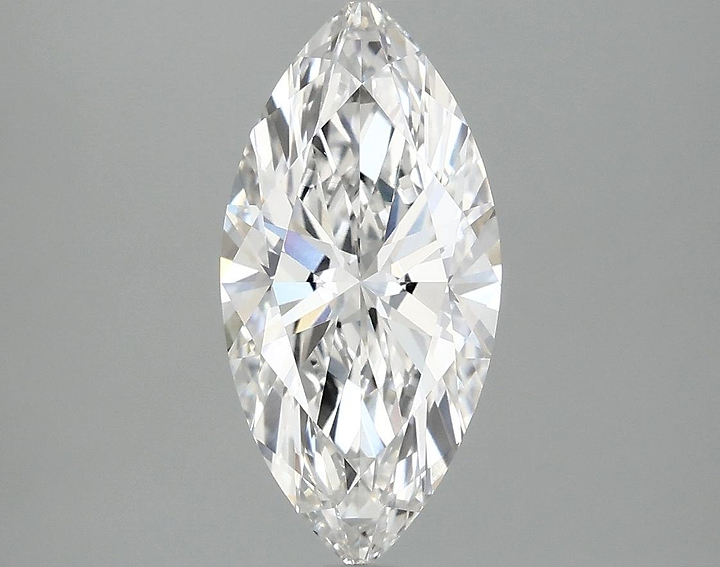 1.83 Carat Marquise Shaped Excellent Cut VVS2 IGI Certified Lab Grown Diamond