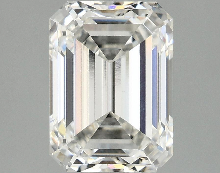 3.11 Carat Emerald Shaped Excellent Cut VVS2 IGI Certified Lab Grown Diamond