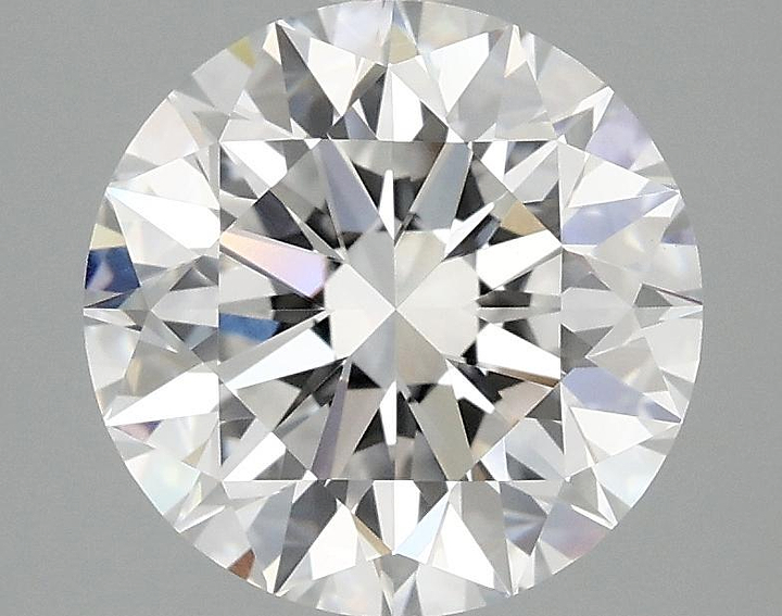 3.09 Carat Round Shaped Excellent Cut VVS2 IGI Certified Lab Grown Diamond