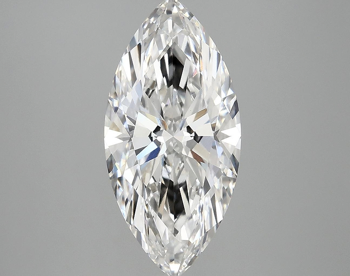 3.08 Carat Marquise Shaped Excellent Cut VVS2 IGI Certified Lab Grown Diamond
