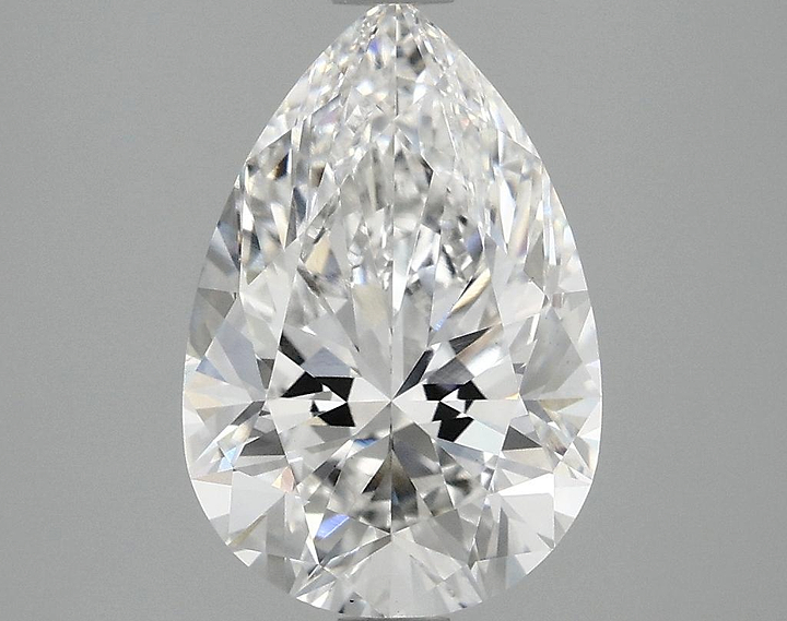 3.02 Carat Pear Shaped Excellent Cut VS1 IGI Certified Lab Grown Diamond