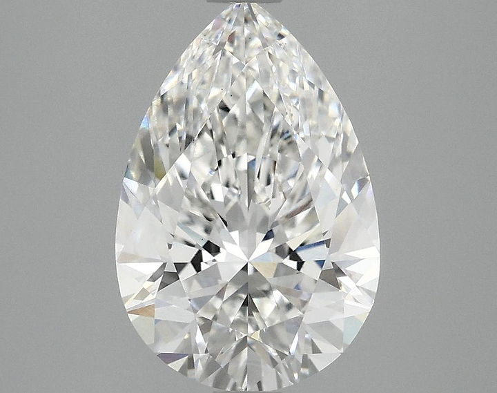 3.07 Carat Pear Shaped Excellent Cut VS2 IGI Certified Lab Grown Diamond