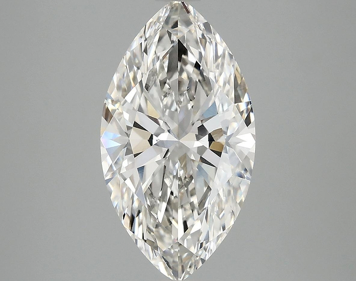 3.03 Carat Marquise Shaped Excellent Cut VVS2 IGI Certified Lab Grown Diamond
