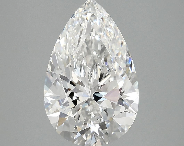 2.93 Carat Pear Shaped Ideal Cut VVS2 IGI Certified Lab Grown Diamond