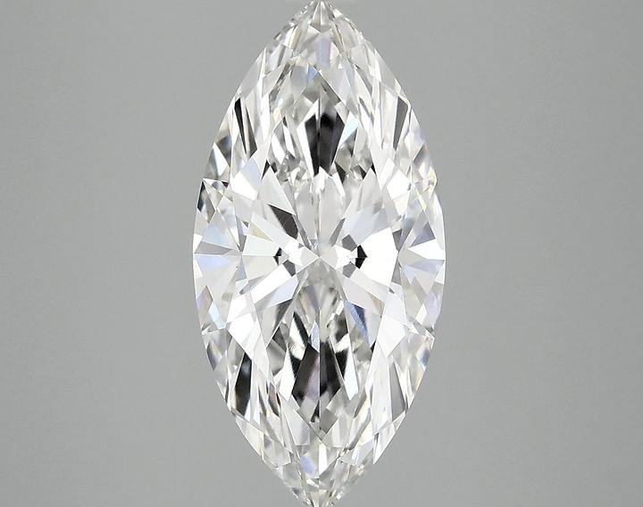 3.02 Carat Marquise Shaped Excellent Cut VVS2 IGI Certified Lab Grown Diamond