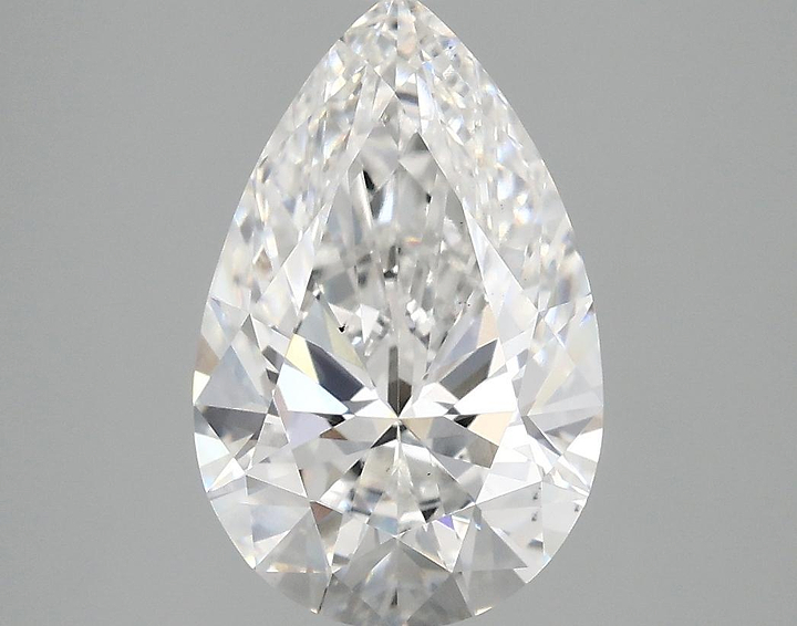 2.57 Carat Pear Shaped Ideal Cut VS2 IGI Certified Lab Grown Diamond