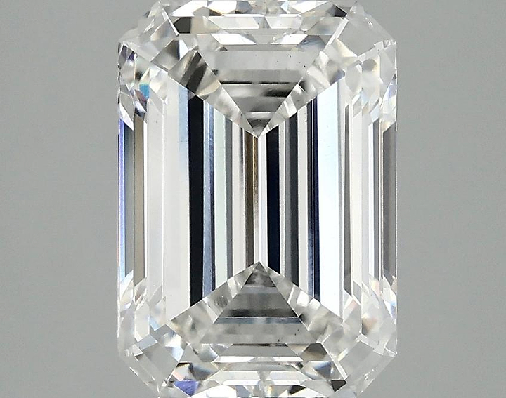 3.1 Carat Emerald Shaped Ideal Cut VS2 IGI Certified Lab Grown Diamond