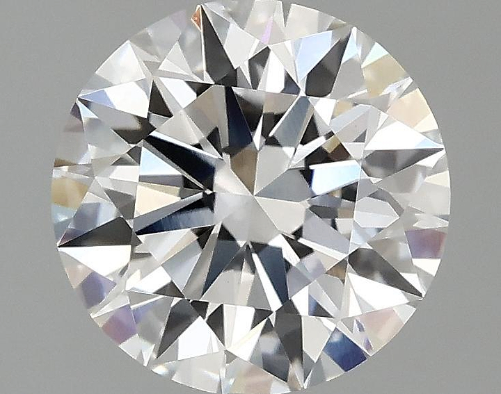2.05 Carat Round Shaped Ideal Cut VVS2 IGI Certified Lab Grown Diamond