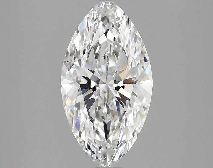 1.93 Carat Marquise Shaped Excellent Cut VS2 IGI Certified Lab Grown Diamond