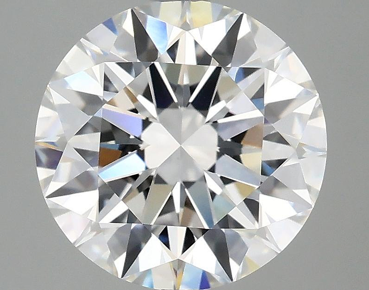 3.09 Carat Round Shaped Ideal Cut VVS2 IGI Certified Lab Grown Diamond