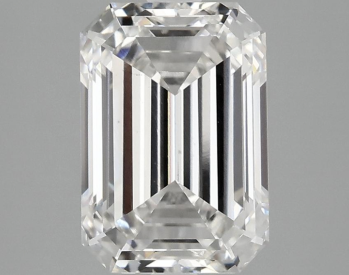 3.06 Carat Emerald Shaped Ideal Cut VS2 IGI Certified Lab Grown Diamond