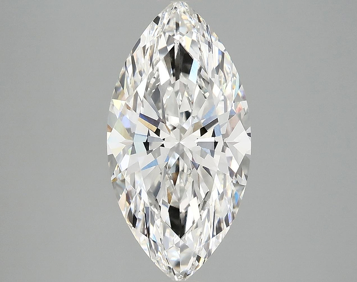 3.08 Carat Marquise Shaped Ideal Cut VVS2 IGI Certified Lab Grown Diamond