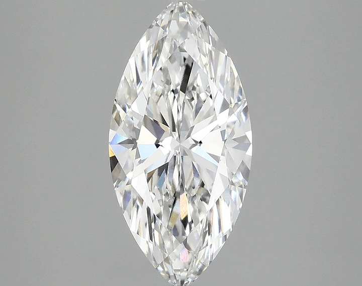 2.02 Carat Marquise Shaped Excellent Cut VVS2 IGI Certified Lab Grown Diamond