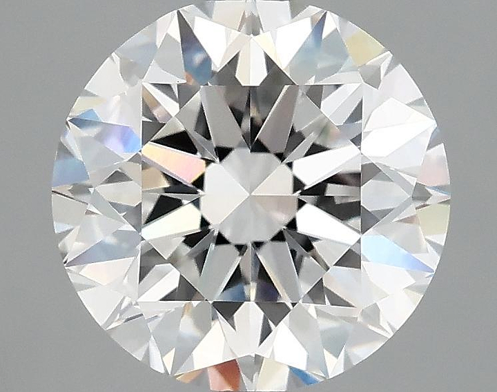 3.07 Carat Round Shaped Excellent Cut VVS2 IGI Certified Lab Grown Diamond