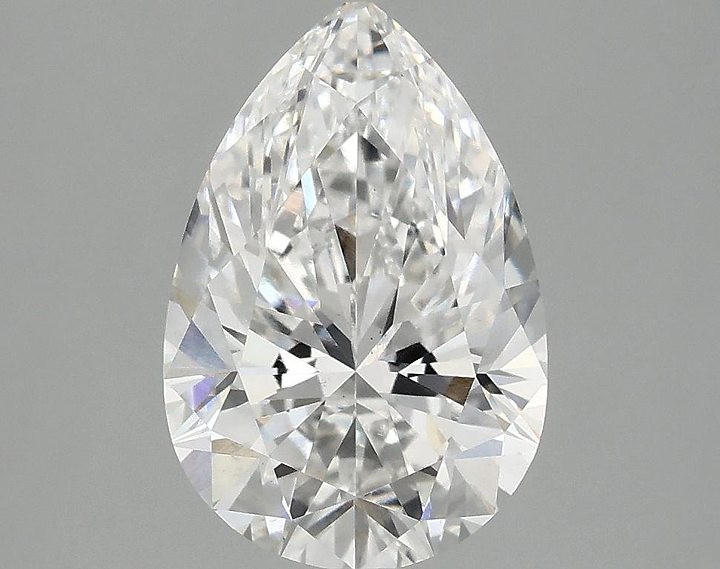2.57 Carat Pear Shaped Excellent Cut VS2 IGI Certified Lab Grown Diamond