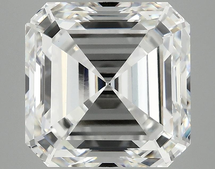 4.85 Carat Asscher Shaped Excellent Cut VVS2 IGI Certified Lab Grown Diamond