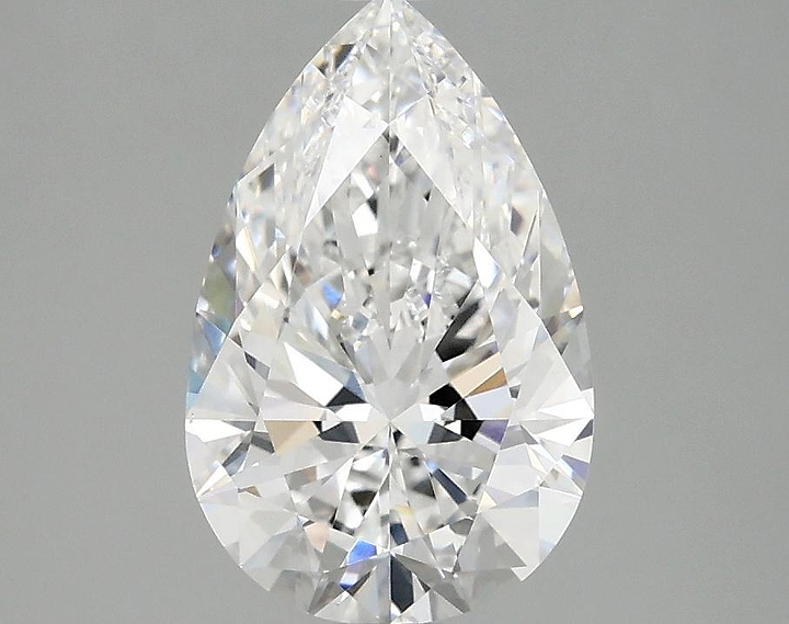 2.1 Carat Pear Shaped Ideal Cut VS1 IGI Certified Lab Grown Diamond