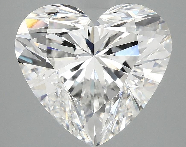 4.02 Carat Heart Shaped Ideal Cut VVS2 IGI Certified Lab Grown Diamond