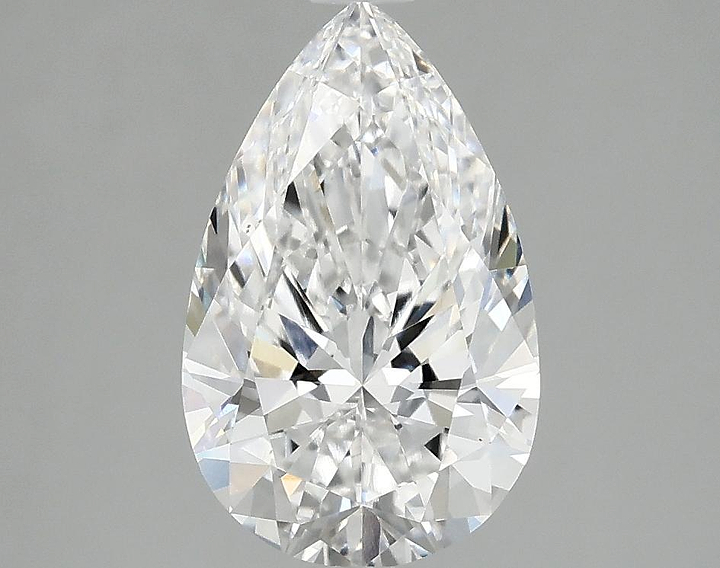 2.05 Carat Pear Shaped Ideal Cut VS1 IGI Certified Lab Grown Diamond