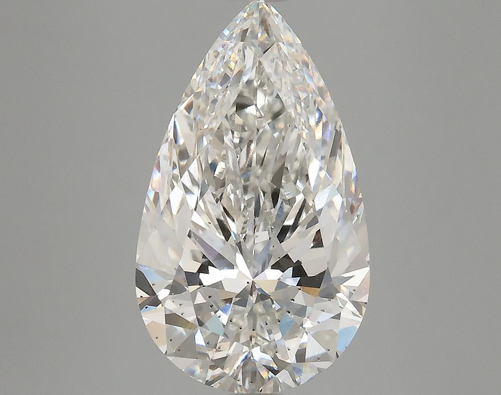 5.04 Carat Pear Shaped Ideal Cut SI1 IGI Certified Lab Grown Diamond