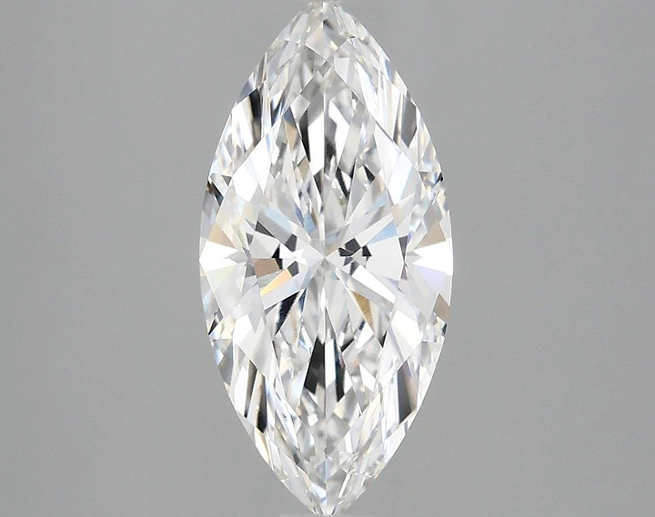 2.02 Carat Marquise Shaped Excellent Cut VVS2 IGI Certified Lab Grown Diamond