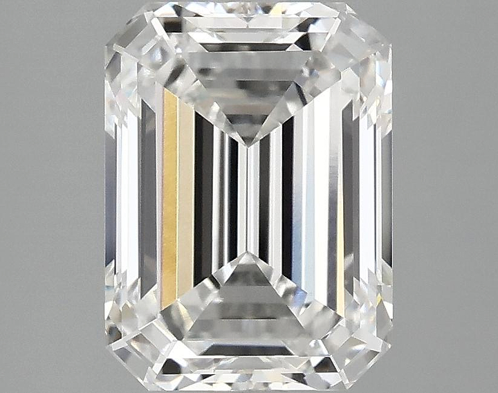 3.05 Carat Emerald Shaped Excellent Cut VVS2 IGI Certified Lab Grown Diamond