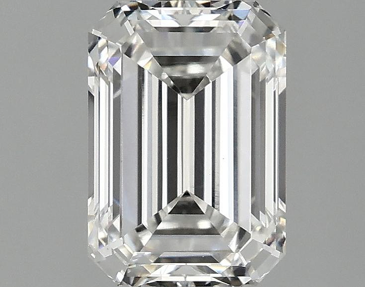 2.01 Carat Emerald Shaped Ideal Cut VVS2 IGI Certified Lab Grown Diamond