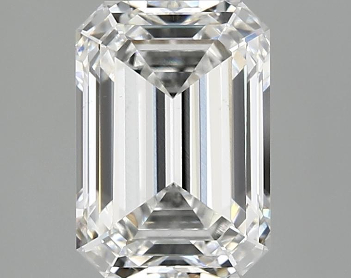 3.1 Carat Emerald Shaped Ideal Cut VVS2 IGI Certified Lab Grown Diamond