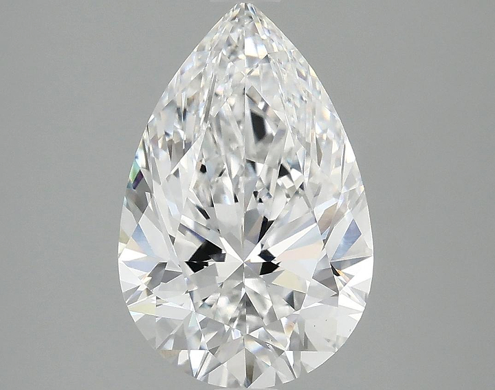 3.02 Carat Pear Shaped Excellent Cut VS1 IGI Certified Lab Grown Diamond