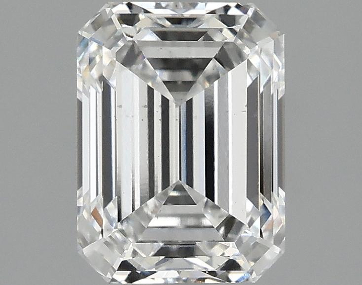 2.04 Carat Emerald Shaped Excellent Cut VS2 IGI Certified Lab Grown Diamond
