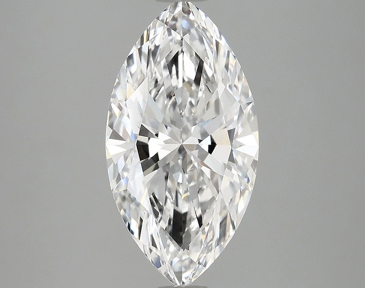2.99 Carat Marquise Shaped Excellent Cut VVS2 IGI Certified Lab Grown Diamond