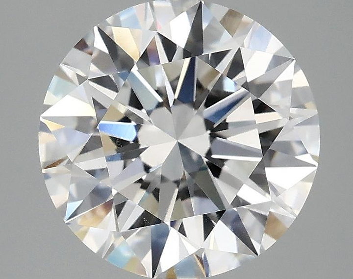 3.06 Carat Round Shaped Ideal Cut VVS2 IGI Certified Lab Grown Diamond