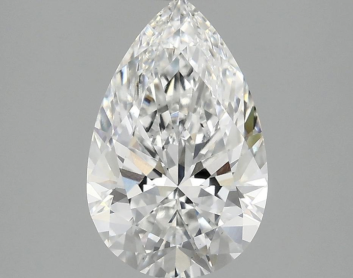 2.05 Carat Pear Shaped Ideal Cut VS1 IGI Certified Lab Grown Diamond